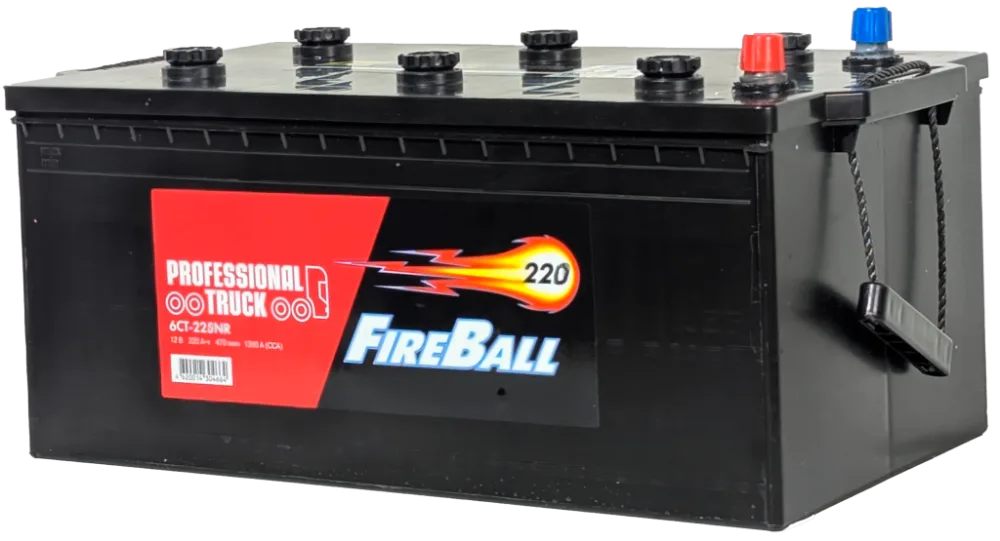 Аккумулятор Fire Ball 200 euro обр. пол. 1250A 513x220x200