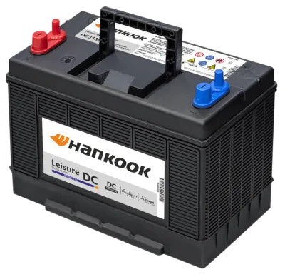 Аккумулятор лодочный Hankook Marine Leisure DC DC31MF, 100 Ah прям. пол. 800А 330х174х244