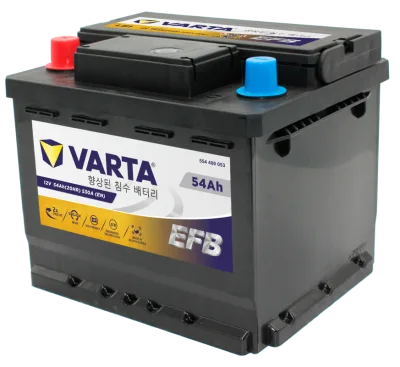 Аккумулятор Varta EFB LB1 54 Ач прям. пол. низкий 530A 207x175x175