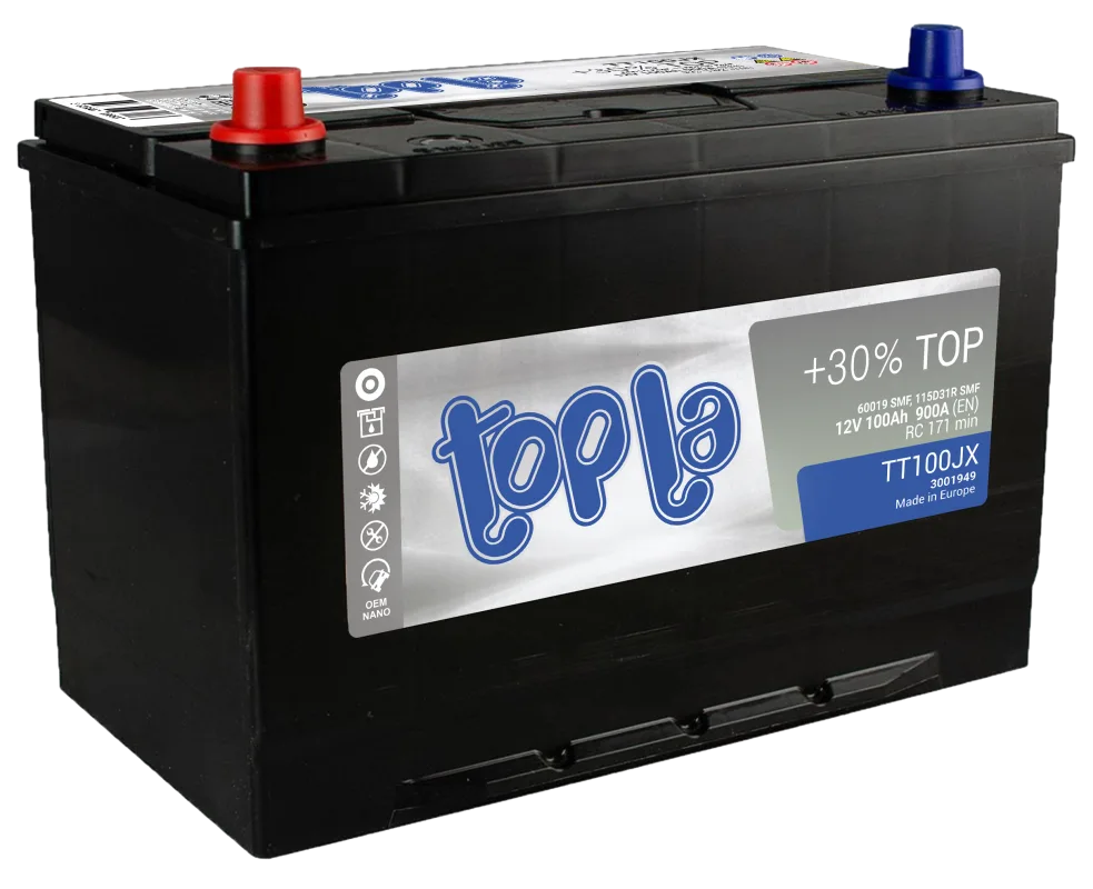 Аккумулятор Topla Top Asia 100 Ач прям. пол. 900A 306x175x220