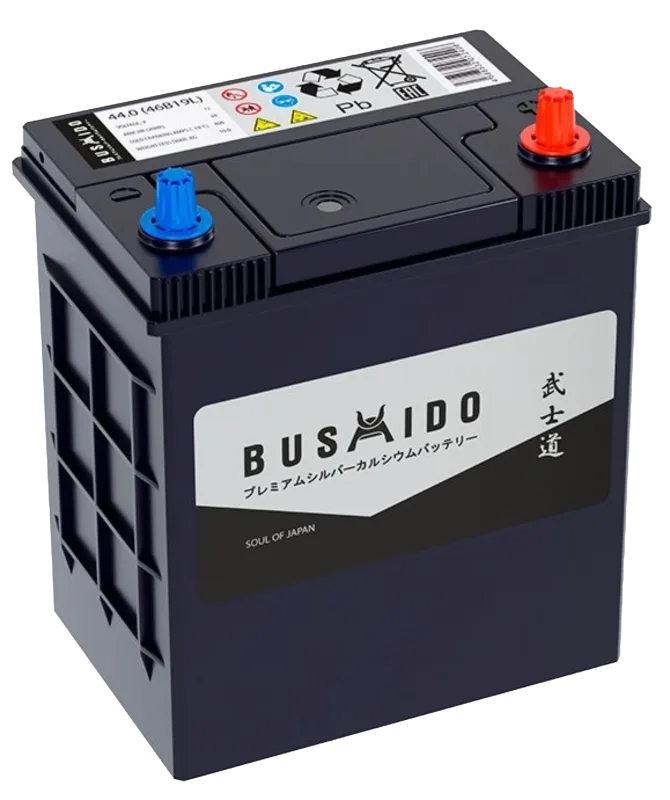 Аккумулятор Bushido 46B19L 44 Ah обр. пол 400A 187x127x225