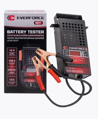 Тестер аккумуляторных батарей EVERFORCE цифровой 12V, 100A, 200Ah