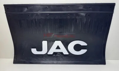 Брызговик 600х370 (2шт) JAC (надпись БЕЛАЯ) 28969 Аналог