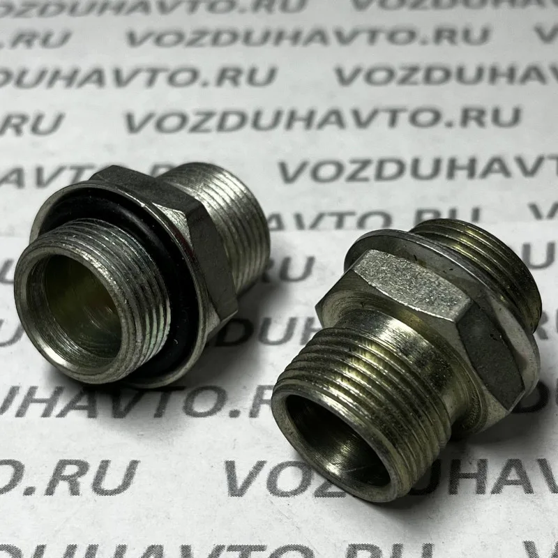 Переходник М22 - М22 проходной (ключ 27) (853971)