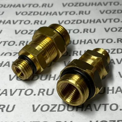 Переходник М22 - М16 Camozzi D2512 L-48 (вн.М16 х вн.М10)