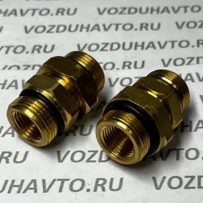 Переходник М22 - М22 Camozzi D2502 L=39 (Вн М16)