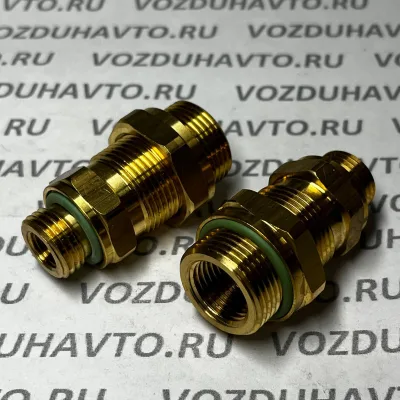 Переходник М22 - М16 ТИСКОН (РОССИЯ) аналог Camozzi D2512 L-48 (вн.М16 х вн.М10)