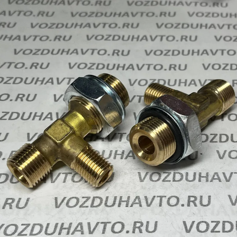 Тройник М18 х М14 х М22 в сборе (на ГТК)