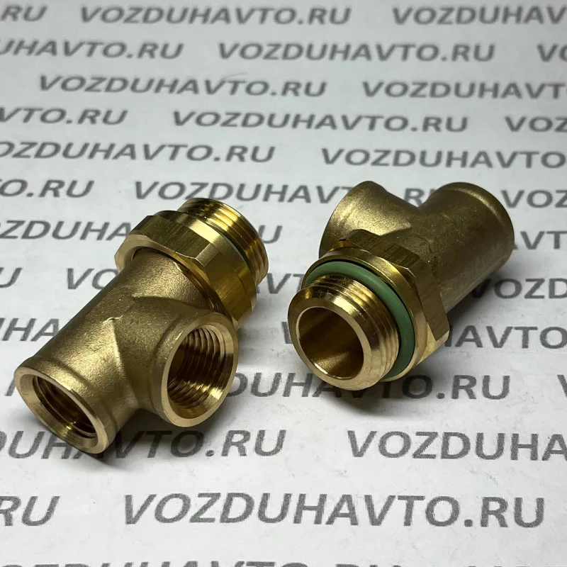 Тройник М22 - М16вн - М16вн ТИСКОН (РОССИЯ) аналог Camozzi D2072