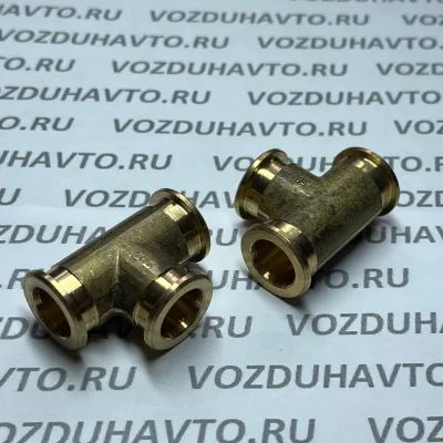 Тройник (под конектор) трубка d8