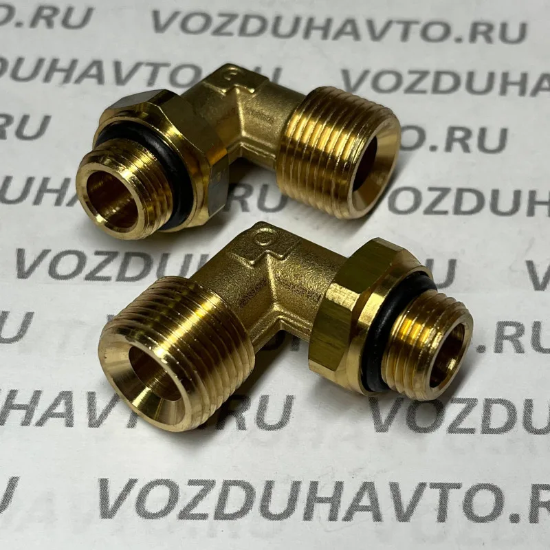Угольник М16 х М20 в сборе Camozzi D2012 (энергоаккумулятора)