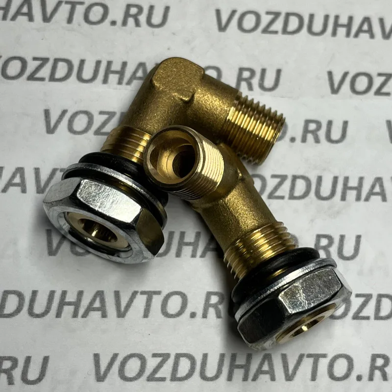 Угольник М16 х М14 (под трубку d-8) в сборе (КИТАЙ)