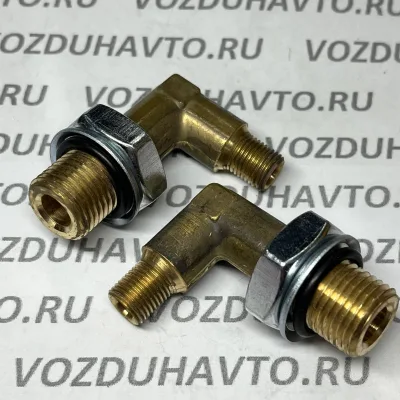 Угольник М10 х М16 в сборе