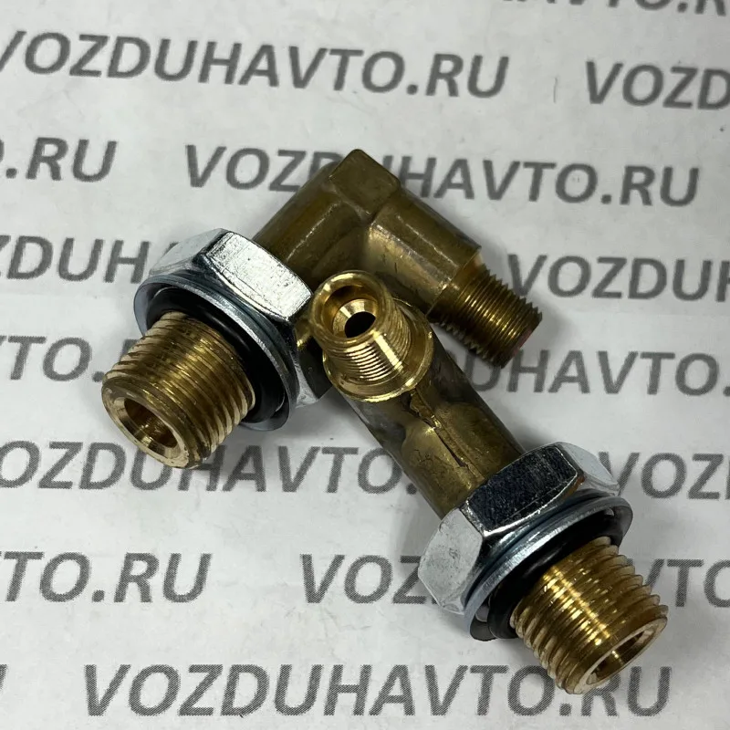 Угольник М10 х М16 в сборе