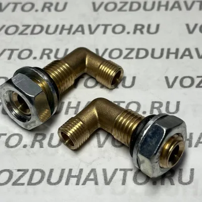 Угольник М10 х М12 (861328) (горного тормоза) (КИТАЙ)