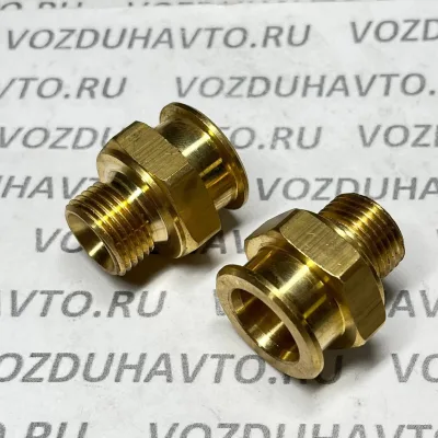 Штуцер соединительный М18х1,5х22 под конектор (Латунь) 657-М1816-000