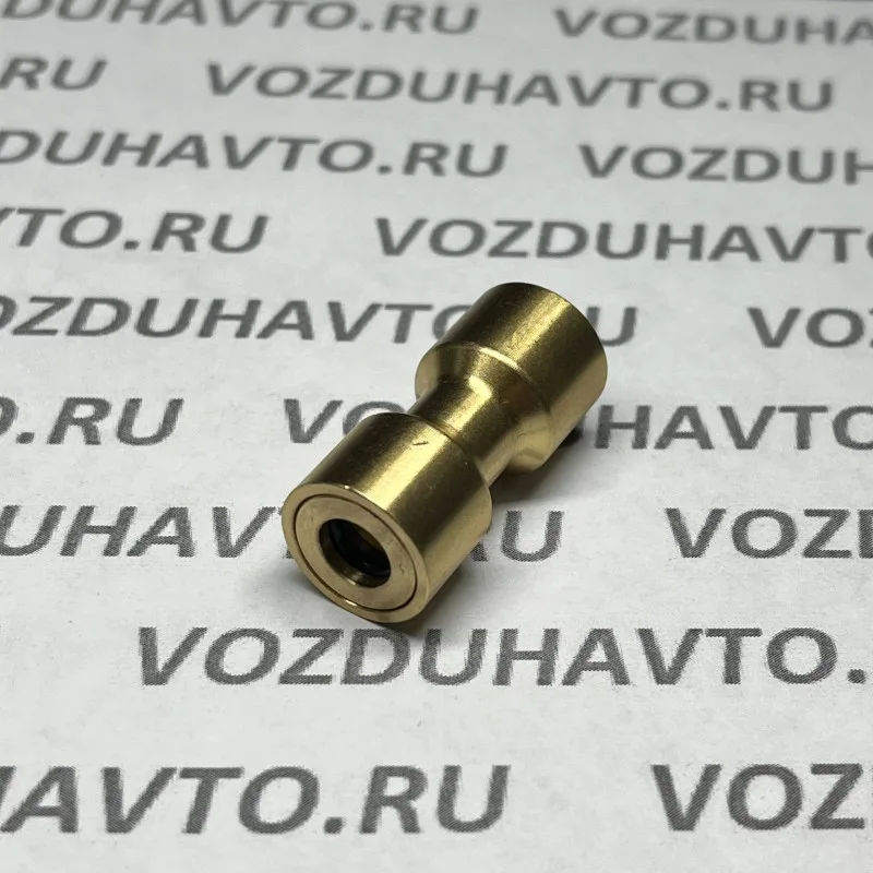 Фитинг прямой 06-06 (соеденитель) ТИСКОН (РОССИЯ) (аналог Camozzi 9580)