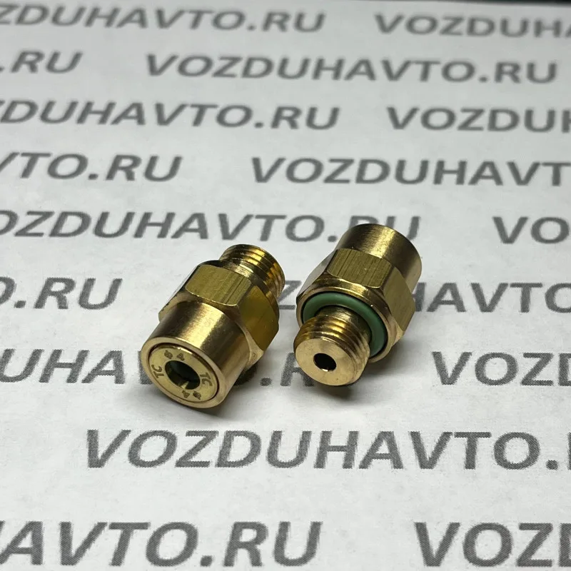 Фитинг прямой 04-М10*1 ТИСКОН (РОССИЯ) (аналог Camozzi D6512)