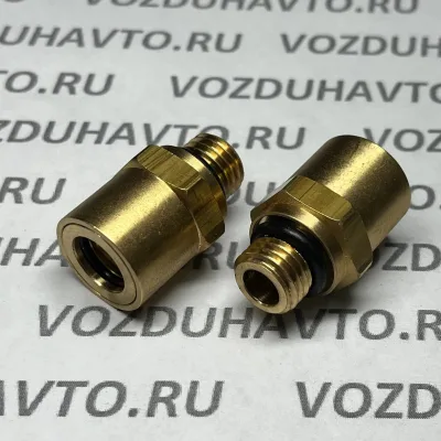 Фитинг прямой 10-М12 ТИСКОН (РОССИЯ) (аналог Camozzi 9512)