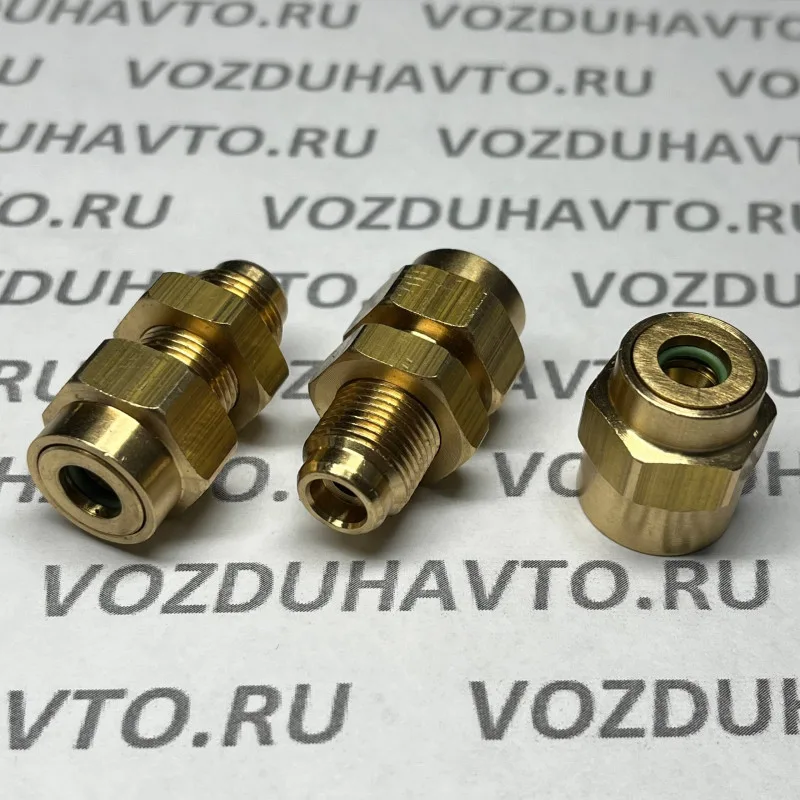 Фитинг прямой 06-М12*1 под трубку Ø6 ТИСКОН (РОССИЯ) (аналог Camozzi 9590)