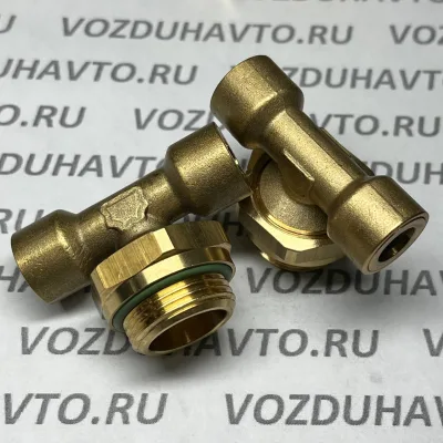 Фитинг тройник 08-М22-08 ТИСКОН (РОССИЯ) (аналог Camozzi 9412)