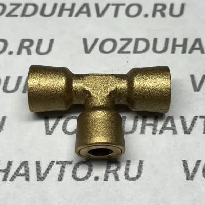 Фитинг тройник 06-06-06 ТИСКОН (РОССИЯ) (аналог Camozzi 9540/D6540)