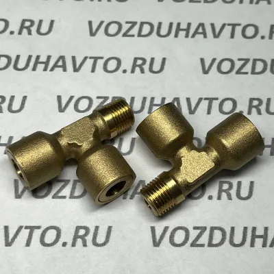 Фитинг тройник 06-06-1/8 (конус) ТИСКОН (РОССИЯ) (аналог Camozzi 9420)