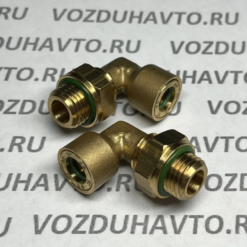 Фитинг угловой 08-М14 ТИСКОН (РОССИЯ) (аналог Camozzi 9502)