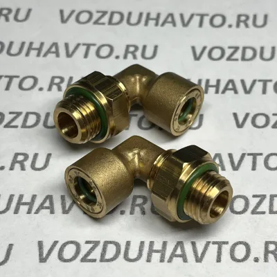 Фитинг угловой 08-М14 ТИСКОН (РОССИЯ) (аналог Camozzi 9502)