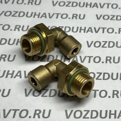 Фитинг угловой 06-М16 ТИСКОН (РОССИЯ) (аналог Camozzi 9502)