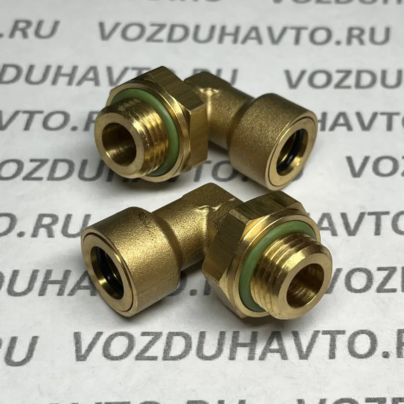 Фитинг угловой 10-М16 ТИСКОН (РОССИЯ) (аналог Camozzi 9502)