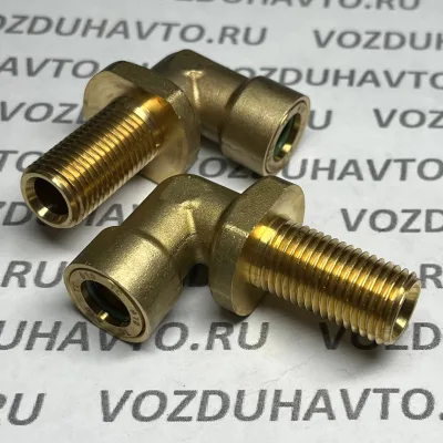 Фитинг угловой 10-М14 ТИСКОН (РОССИЯ) (аналог Camozzi 9502)