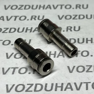 Фитинг прямой 06- 08 (переходник в цангу 8) Camozzi 6800