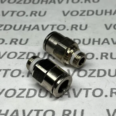 Фитинг прямой 08-1/8 Camozzi S6510
