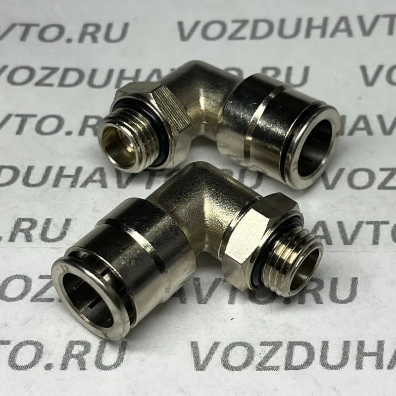 Фитинг угловой 12-1/4 поворотный Camozzi R6522 цанговый (НОВАЯ СЕРИЯ)