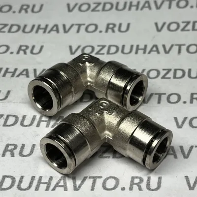 Фитинг угловой 10-10 Camozzi 6550 10 никель