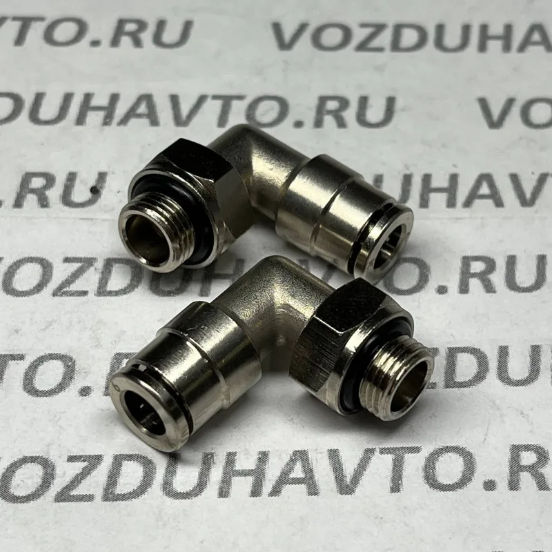 Фитинг угловой 06-1/8 поворотный Camozzi R6522 цанговый (НОВАЯ СЕРИЯ)