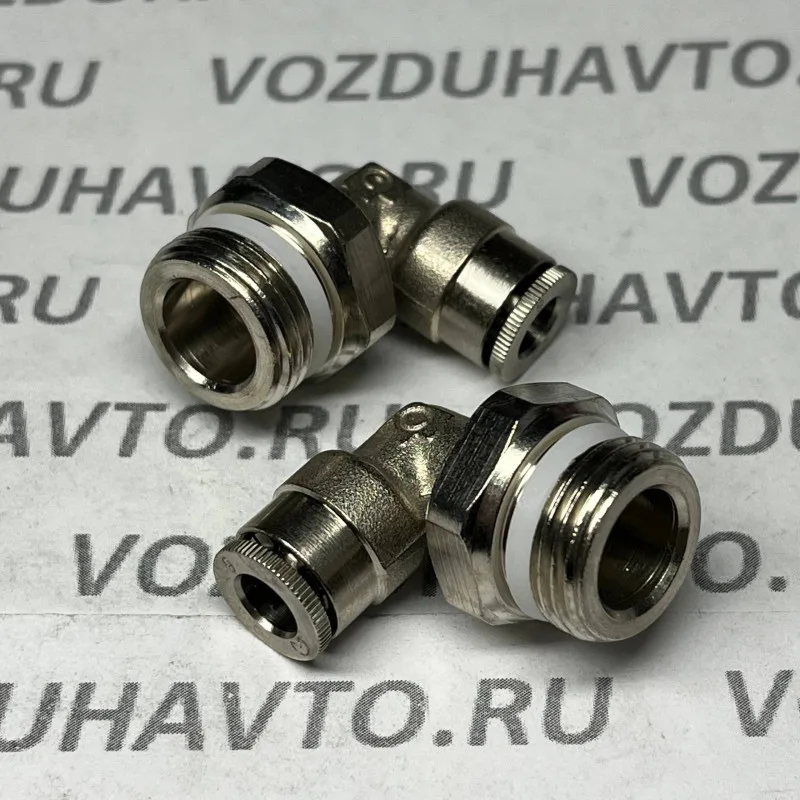 Фитинг угловой 06-3/8 поворотный Camozzi S6520