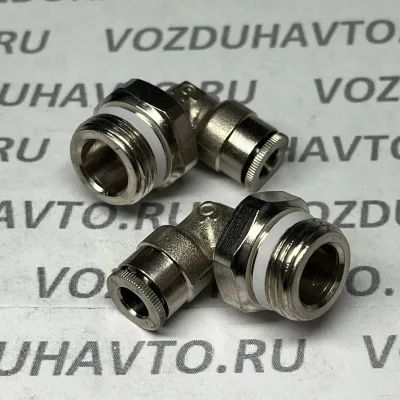 Фитинг угловой 06-3/8 поворотный Camozzi S6520