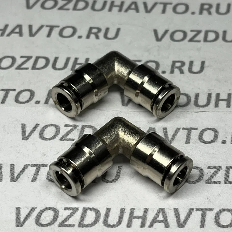 Фитинг угловой 06-06 Camozzi R6550 6 цинк (НОВАЯ СЕРИЯ)