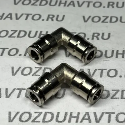 Фитинг угловой 06-06 Camozzi R6550 6 цинк (НОВАЯ СЕРИЯ)