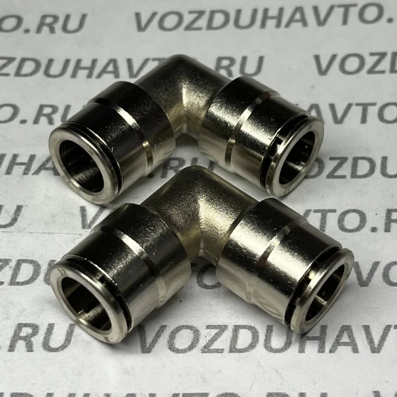 Фитинг угловой 12-12 Camozzi R6550 12 никель (НОВАЯ СЕРИЯ)
