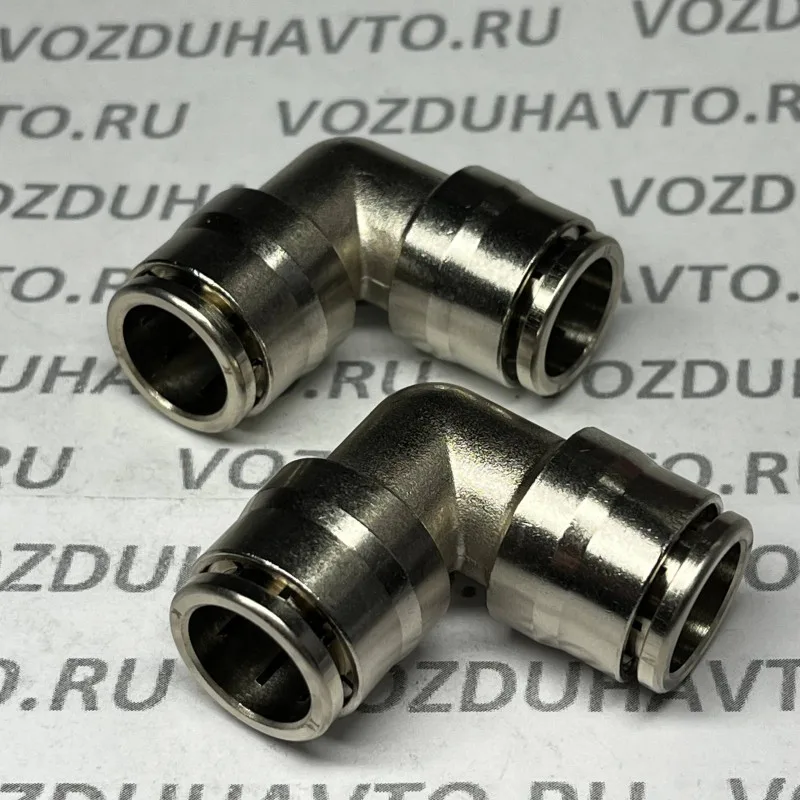 Фитинг угловой 14-14 Camozzi R6550 14 никель (НОВАЯ СЕРИЯ)