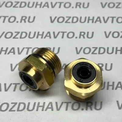 Фитинг прямой 08-М22 Camozzi C9512 (НОВАЯ СЕРИЯ)