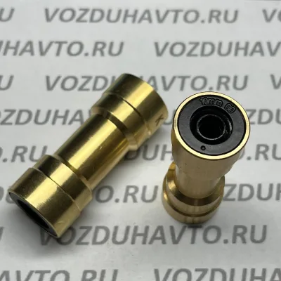 Фитинг прямой 10-10 (соеденитель) Camozzi C9580 (НОВАЯ СЕРИЯ)