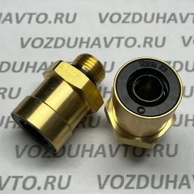 Фитинг прямой 15-М16 Camozzi C9512 (НОВАЯ СЕРИЯ)