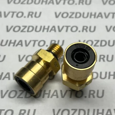 Фитинг прямой 10-М12 Camozzi C9512 (НОВАЯ СЕРИЯ)