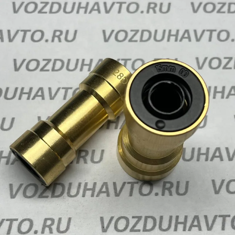 Фитинг прямой 15-15 (соединитель) Camozzi C9580 15-C (НОВАЯ СЕРИЯ)