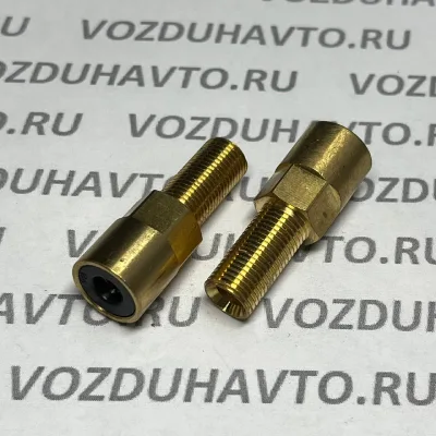 Фитинг прямой 06-М10*1 длинная резьба Camozzi 9590 S01