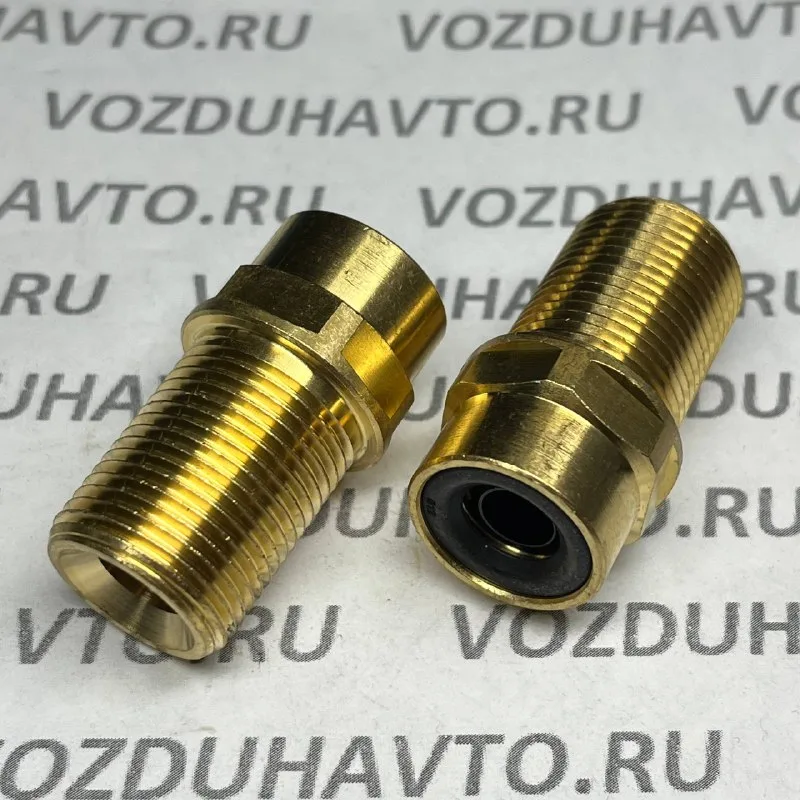 Фитинг прямой 12-М20 (длинная резьба) Camozzi 9590